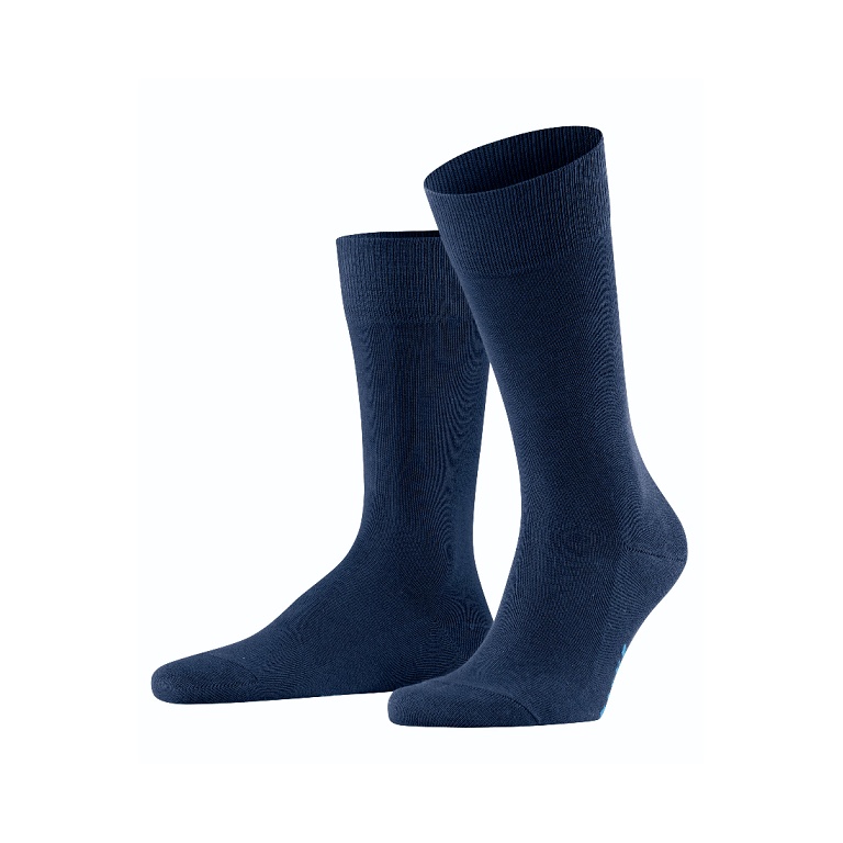 Falke Skarpetki Dziennie Family New (zrównoważony komfort bawełniany) niebieski królewski męskie - 1 para